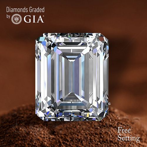 2.01 ct, F/IF, Emerald cut GIA Graded Diamond. Appraised Value: $92,700 