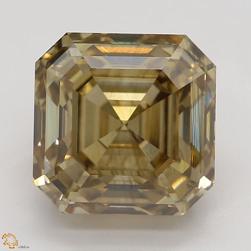 2.61 ct, Natural Fancy Dark Yellowish Brown Even Color, VS1, Square Emerald cut Diamond (GIA Graded), Appraised Value: $24,200 