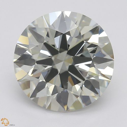 2.00 ct, Natural Faint Gray Color, VS2, Round cut Diamond (GIA Graded), Appraised Value: $27,900 