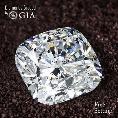 NO-RESERVE LOT: 1.52 ct, D/VS2, Cushion cut GIA Graded Diamond. Appraised Value: $42,500 