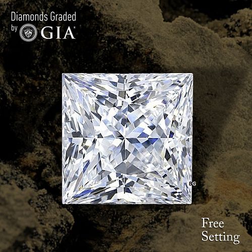 5.02 ct, G/VS2, Princess cut GIA Graded Diamond. Appraised Value: $483,100 