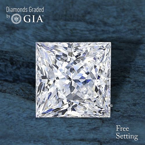 4.03 ct, H/VS1, Princess cut GIA Graded Diamond. Appraised Value: $240,200 