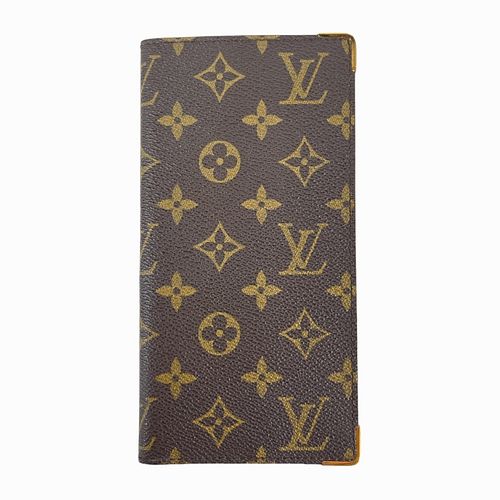 Genuine Louis Vuitton Unisex Checkbook Wallet