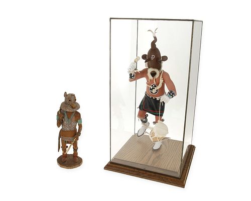 Two Hopi kachina figures