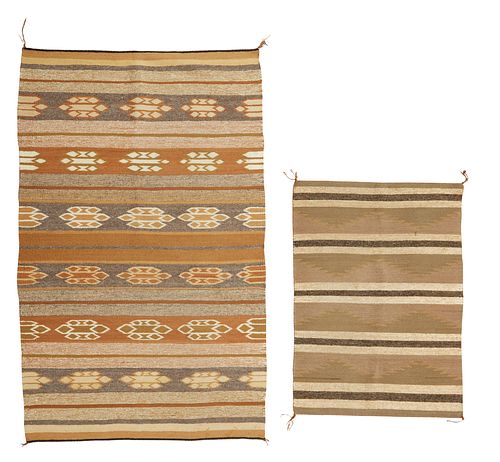Two Navajo Wide Ruins rugs