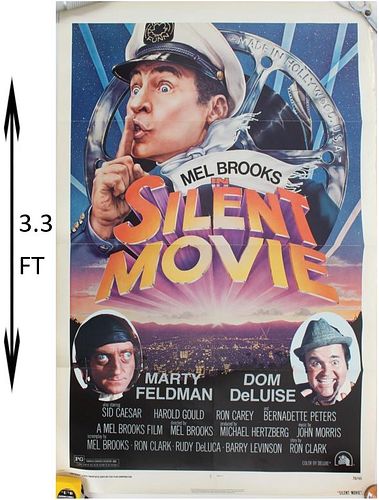 Mel Brooks in 'Silent Movie', 1976 Movie Poster