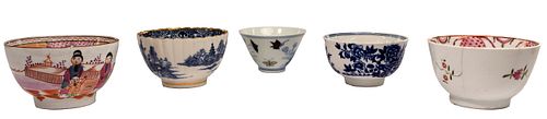 Chinese and Chinese Export Porcelain Cup Assortment