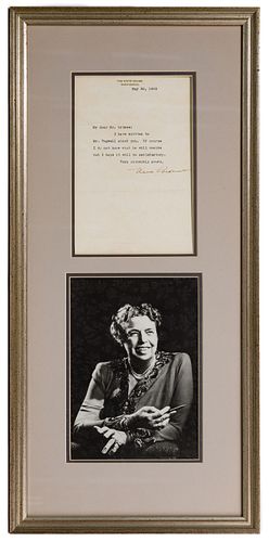 Eleanor Roosevelt Autograph PSA