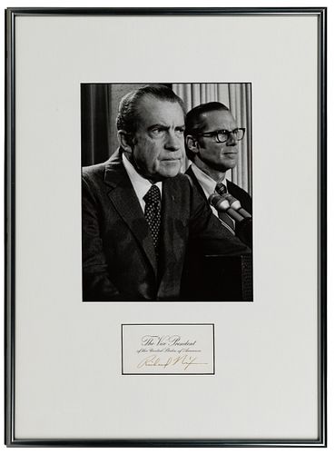 Richard Nixon Autograph PSA
