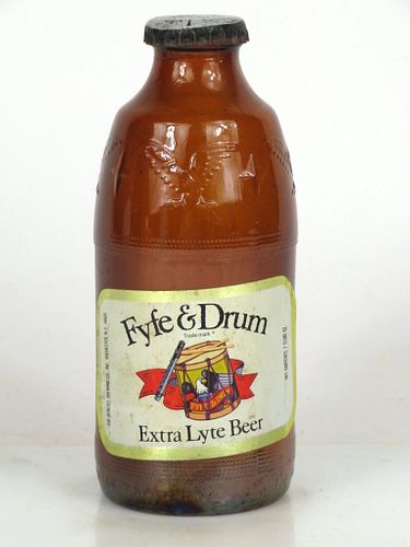 1975 Fyfe and Drum Extra Lyte Beer 7oz Handy "Glass Can" bottle Rochester, New York