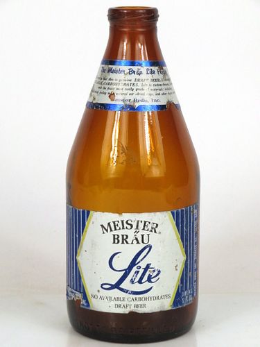 1971 Meister Brau Lite Beer 12oz Other Paper-Label bottle Chicago, Illinois