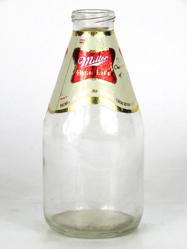1972 Miller High Life Beer 7oz Other Paper-Label bottle Milwaukee, Wisconsin