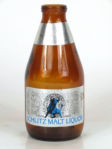 1976 Schlitz Malt Liquor 7oz Other Paper-Label bottle Milwaukee, Wisconsin