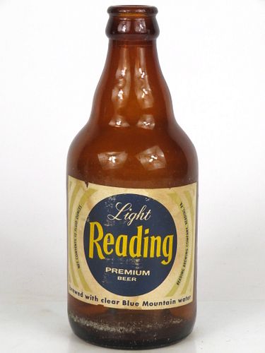 1965 reading Premium Beer 12oz Steinie bottle Reading, Pennsylvania