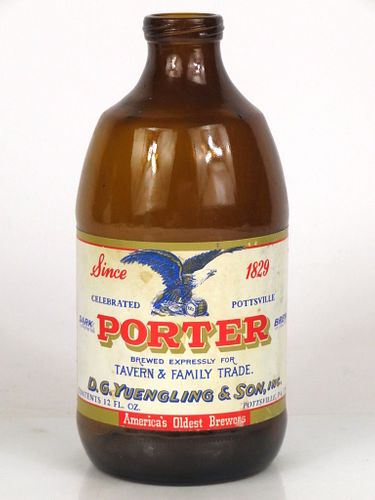 1985 Yuengling Porter 12oz Handy "Glass Can" bottle Pottsville, Pennsylvania