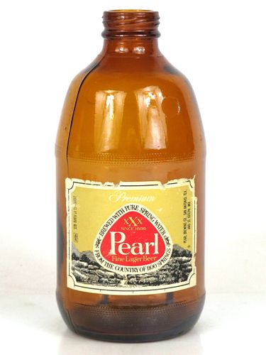 1970 Pearl Beer 12oz Handy "Glass Can" bottle San Antonio, Texas
