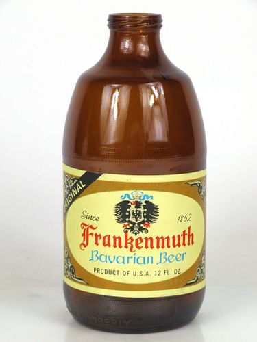 1971 Frankenmuth Bavarian Beer 12oz Handy "Glass Can" bottle Frankenmuth, Michigan