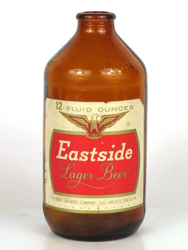 1964 Eastside Lager Beer 12oz Handy "Glass Can" bottle Los Angeles, California