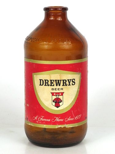 1963 Drewrys Beer 12oz Handy "Glass Can" bottle South Bend, Indiana