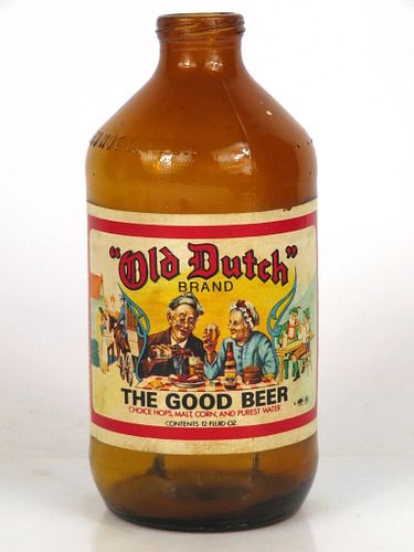 1968 Old Dutch Beer 12oz Handy "Glass Can" bottle Evansville, Indiana