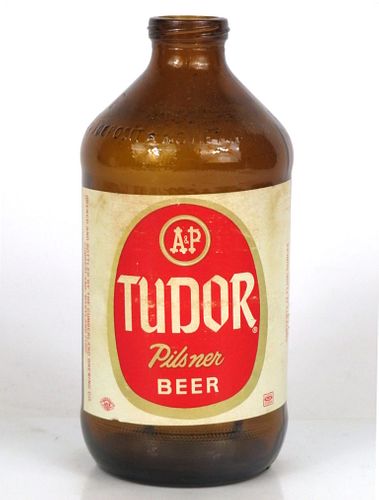 1970 Tudor Pilsner Beer 12oz Handy "Glass Can" bottle Cumberland, Maryland