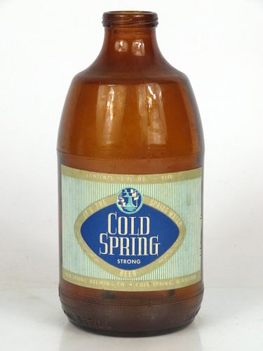1970 Cold Spring Beer 12oz Handy "Glass Can" bottle Cold Spring, Minnesota