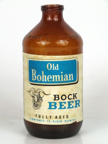 1968 Old Bohemian Bock Beer 12oz Handy "Glass Can" bottle Hammonton, New Jersey