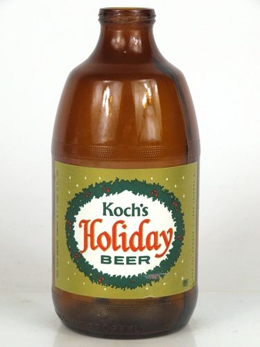 1976 Koch's Holiday Beer 12oz Handy "Glass Can" bottle Dunkirk, New York
