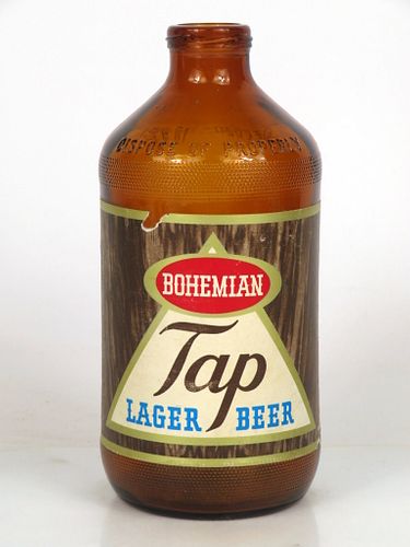 1969 Bohemian Tap Lager Beer 12oz Handy "Glass Can" bottle Cincinnati, Ohio