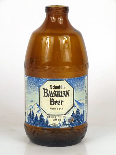 1970 Schmidt's Bavarian Beer 12oz Handy "Glass Can" bottle Philadelphia, Pennsylvania