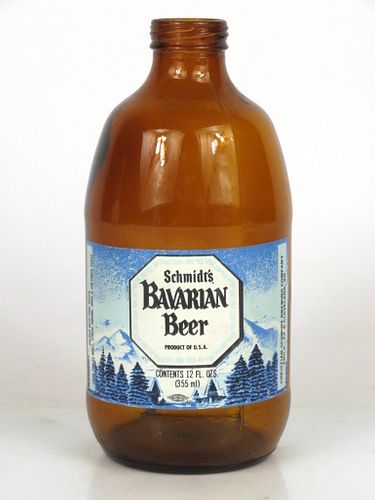 1970 Schmidt's Bavarian Beer 12oz Handy "Glass Can" bottle Philadelphia, Pennsylvania