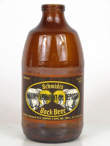 1976 Schmidt's Oktoberfest Beer 12oz Handy "Glass Can" bottle Philadelphia, Pennsylvania