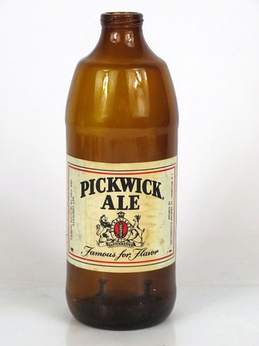 1976 Pickwick Ale 16oz One Pint Handy "Glass Can" bottle Cranston, Rhode Island