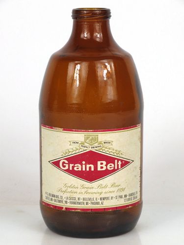 1975 Grain Belt Beer 12oz Handy "Glass Can" bottle La Crosse, Wisconsin