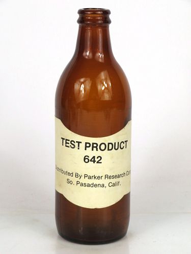 1970 Beer Test Product (Coors) 12oz Other Paper-Label bottle Golden, Colorado