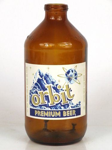 1963 Orbit Premium Beer 12oz Handy "Glass Can" bottle Miami, Florida