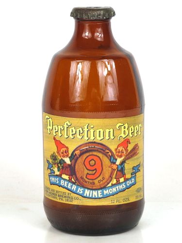 1976 Perfection Beer 12oz Handy "Glass Can" bottle Allentown, Pennsylvania