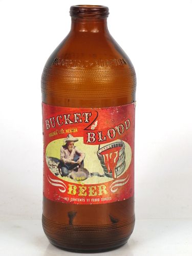 1968 Bucket Of Blood Beer 11oz Handy "Glass Can" bottle Los Angeles, California