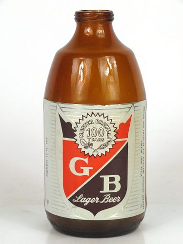 1967 GB Lager Beer 12oz Handy "Glass Can" bottle Toledo, Ohio