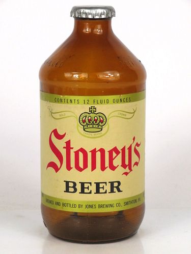 1965 Stoney's Beer 12oz Handy "Glass Can" bottle Smithton, Pennsylvania