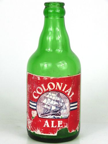 1942 Colonial Ale 12oz Steinie bottle West Haven, Connecticut