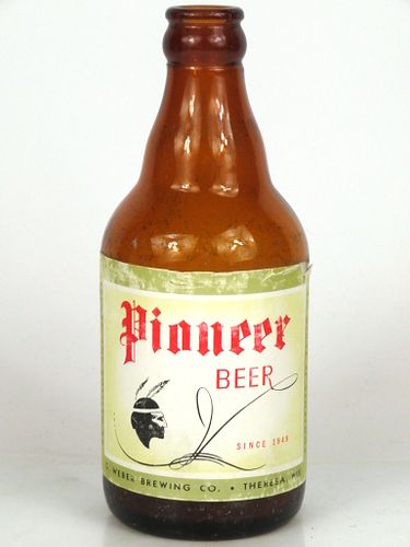 1960 Pioneer Beer 12oz Steinie bottle Theresa, Wisconsin