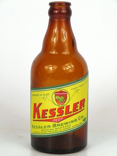 1935 Kessler Beer 12oz Steinie bottle Helena, Montana