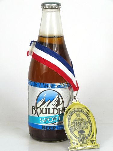1996 Boulder Sport Beer with GABF Medal 12oz Full Other Paper-Label bottle Boulder, Colorado