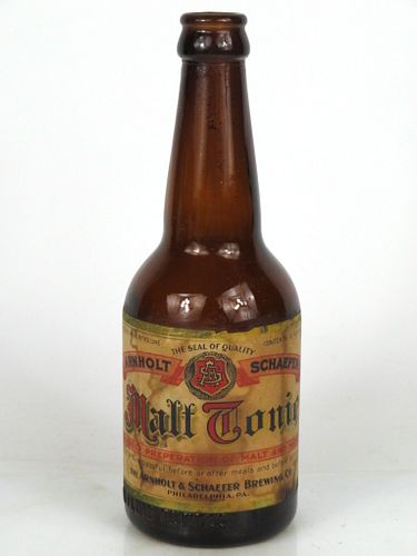 1903 Arnholt Schaefer Malt Tonic 10oz Other Paper-Label bottle Philadelphia, Pennsylvania
