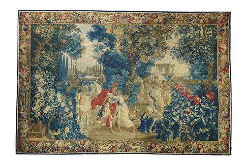 Antique Brussel Tapestry, 9'2" X 14'1"