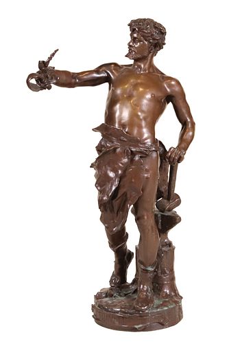 Le Travail, Cast Bronze Figure