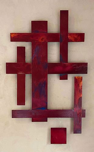 WILLIAM ISHMAEL, Wholeness and Fragmentation (red)