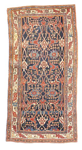 Antique Bidjar Garuss Design Rug, 5'7" x 10'11"
