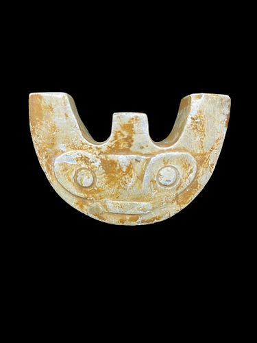 Three-Pronged Ornament, Late Neolithic Period, Liangzhu Culture (3200 - 2300 BCE)